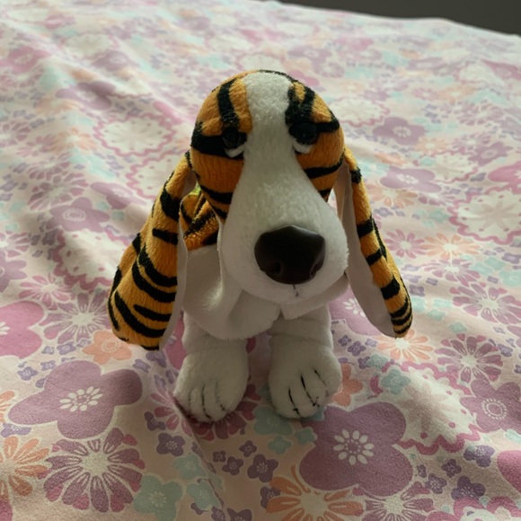 Vintage Hush Puppy beanie baby tiger Winnie dog - Picture 2 of 6